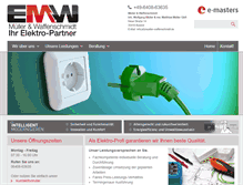 Tablet Screenshot of mueller-waffenschmidt.de